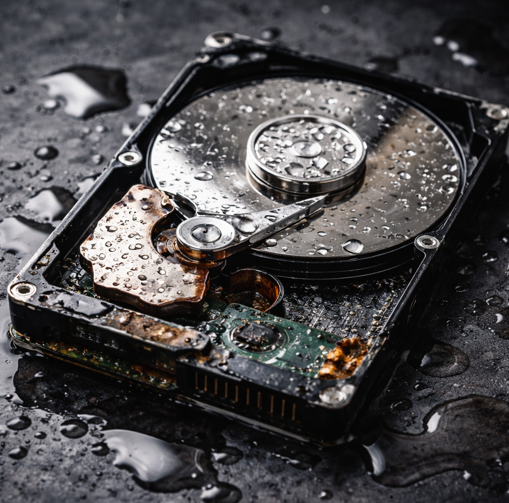 Broken or Wet HDD